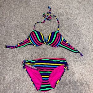 Colorful Striped bikini